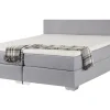 Boxspringbett Polsterbezug Hellgrau 180 X 200 Cm President