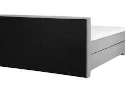 Boxspringbett Polsterbezug Leinenoptik Hellgrau 180 X 200 Cm Consul