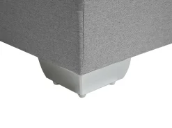 Boxspringbett Polsterbezug Leinenoptik Hellgrau 180 X 200 Cm Consul