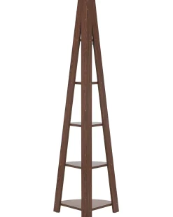 Bucheregal Dunkler Holzfarbton 5 Facher Mobile Solo
