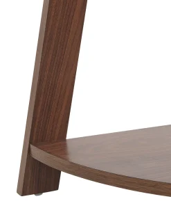 Bucheregal Dunkler Holzfarbton 5 Facher Mobile Solo