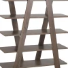 Bucherregal Dunkler Holzfarbton 5 Facher Escalante