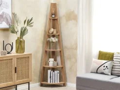 Bucherregal Heller Holzfarbton 5 Facher Mobile Solo