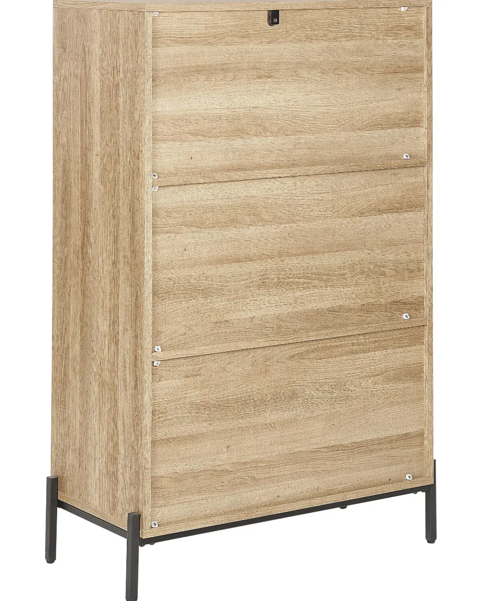 Bucherregal Helles Holz Mit Grau Moines
