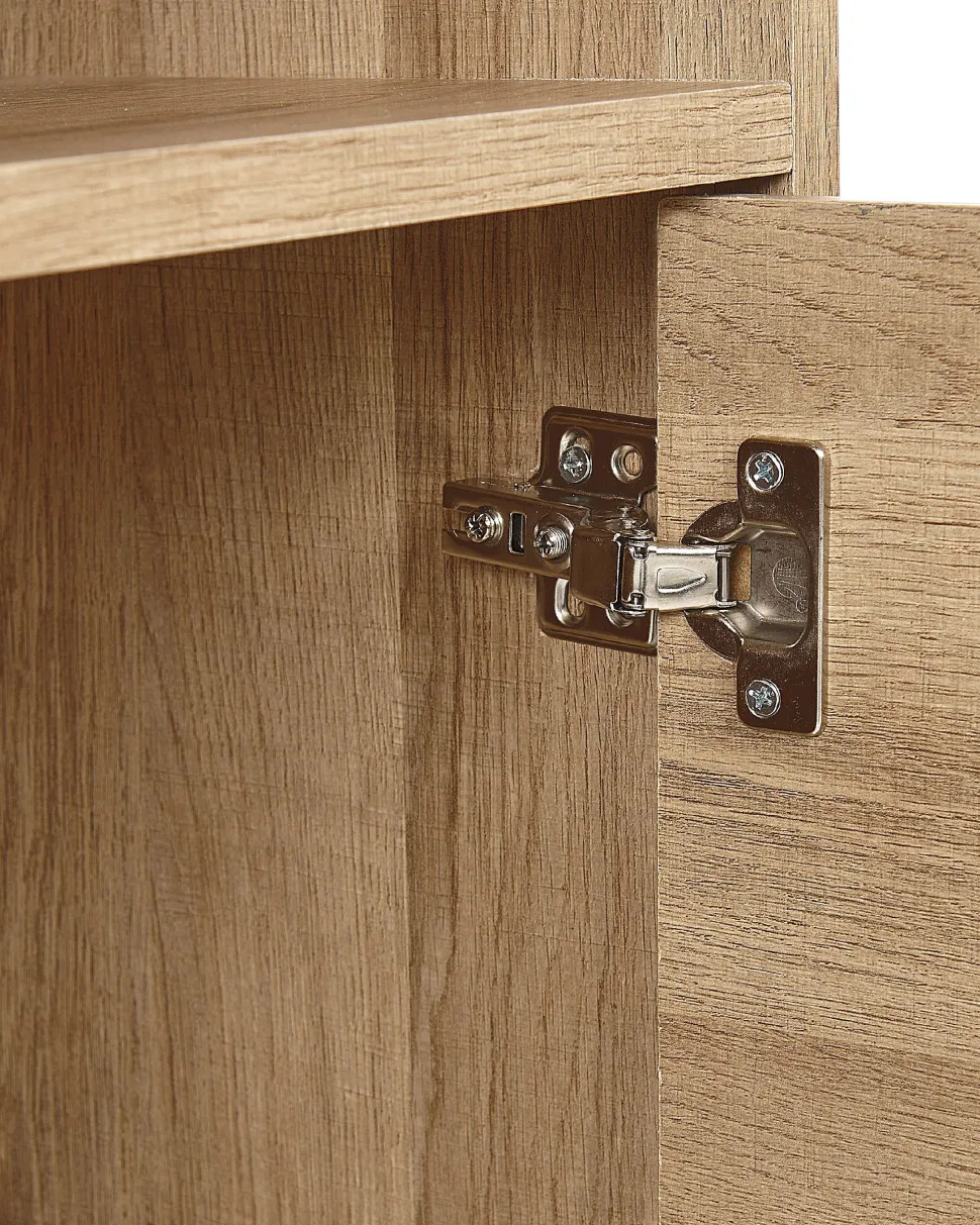 Bucherregal Helles Holz Mit Grau Moines