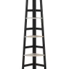 Bucherregal Schwarz / Heller Holzfarbton 5 Facher Bexley