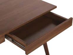Buromobel-Set Dunkler Holzfabton / Schwarz Foster/Sheslay