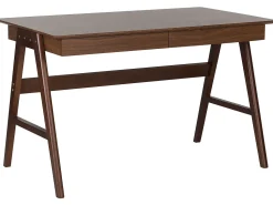 Buromobel-Set Dunkler Holzfabton / Schwarz Foster/Sheslay