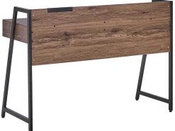 Buromobel-Set Dunkler Holzfabton / Schwarz Foster/Harwich