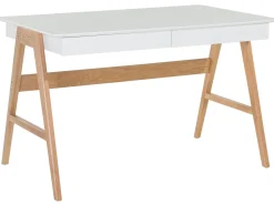 Buromobel-Set Weis / Heller Holzfabton Escalante/Sheslay