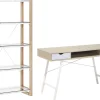 Buromobel-Set Weis / Heller Holzfabton Jenks/Clarita