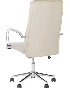 Burostuhl Kunstleder Beige Hohenverstellbar Oscar