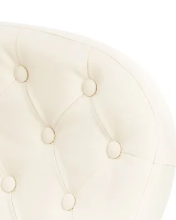 Burostuhl Kunstleder Beige Hohenverstellbar Princess