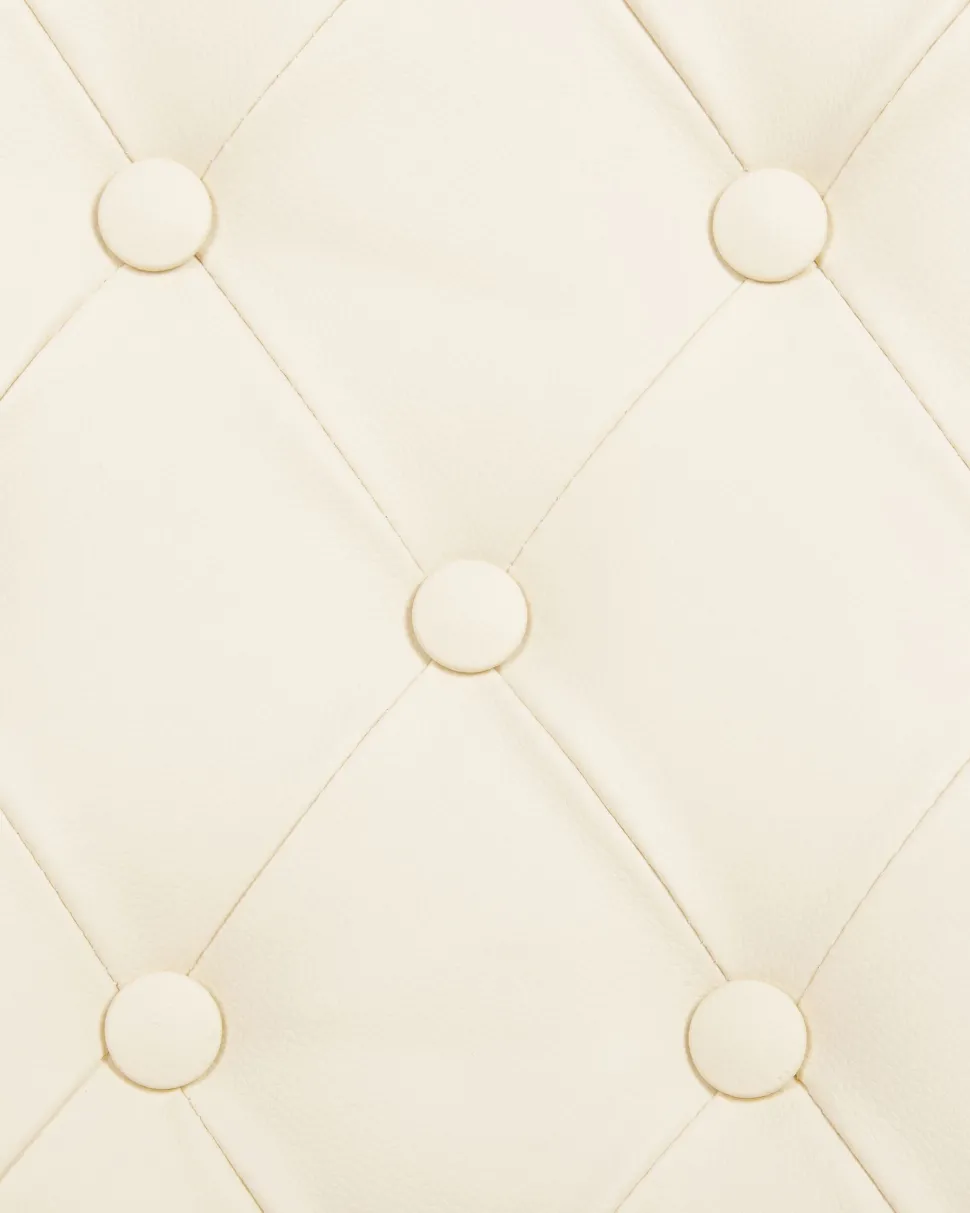 Burostuhl Kunstleder Beige Hohenverstellbar Princess