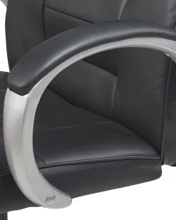 Burostuhl Kunstleder Schwarz Massagefunktion Heizfunktion Hohenverstellbar Grandeur Ii
