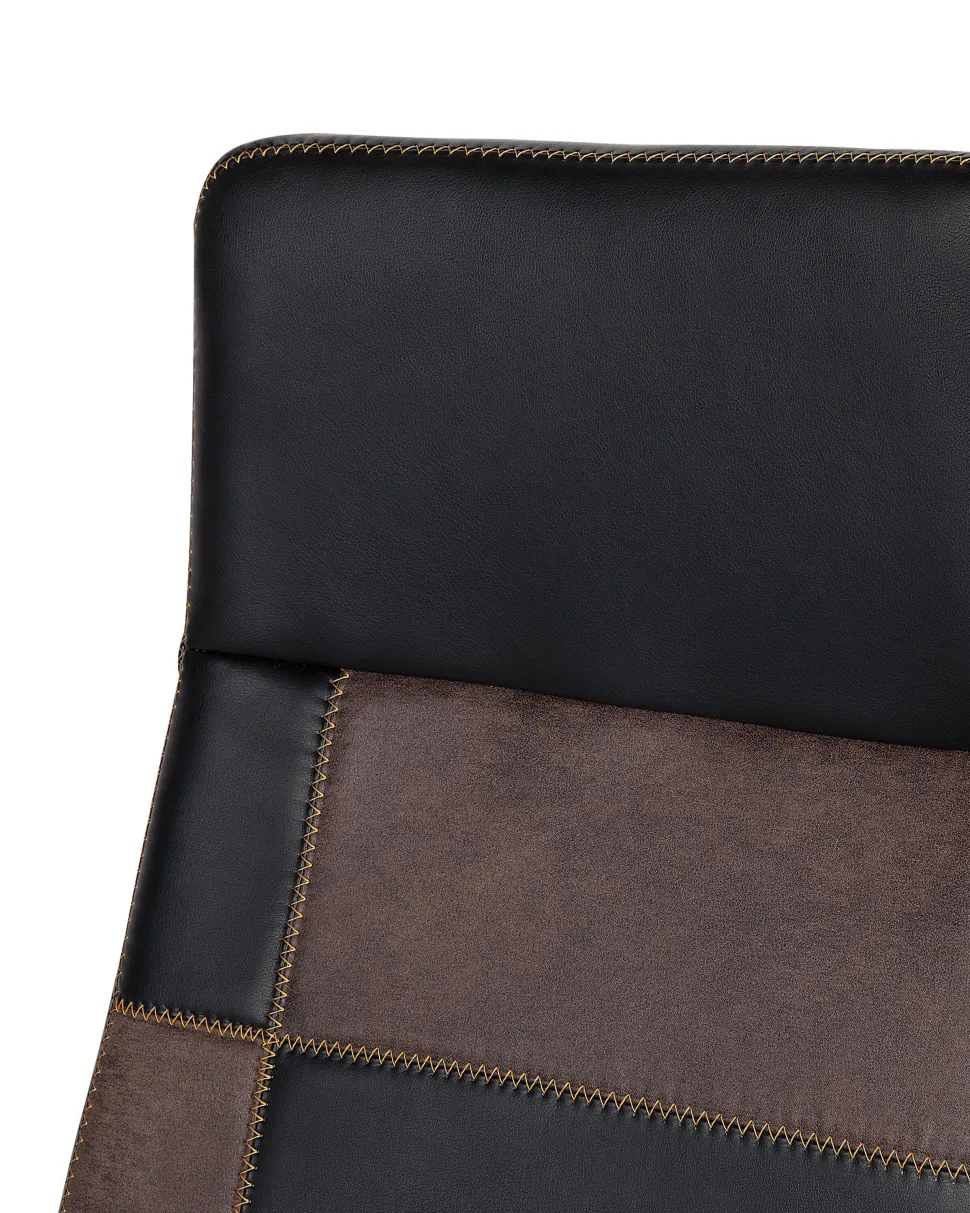 Burostuhl Schwarz / Braun Hohenverstellbar Deluxe