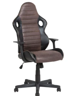 Burostuhl Schwarz / Braun Hohenverstellbar Supreme