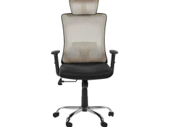 Burostuhl Taupe / Schwarz Hohenverstellbar Noble