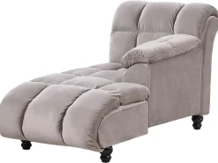 Chaise Lounge Taupe Lormont