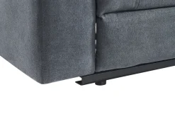 Corner Fabric Manual Recliner Sofa Grey Rokke