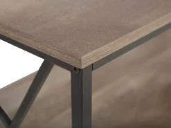 Couchtisch Dunkler Holzfarbton Rechteckig 60 X 120 Cm Forres