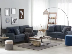 Couchtisch Dunkler Holzfarbton / Schwarz Rechteckig 100 X 60 X 40 Cm Delano