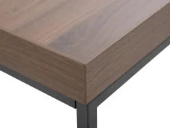 Couchtisch Dunkler Holzfarbton / Schwarz Rechteckig 100 X 60 X 40 Cm Delano