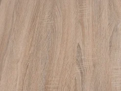 Couchtisch 3Er Set Holzoptik Hellbraun / Schwarz Rund Melody