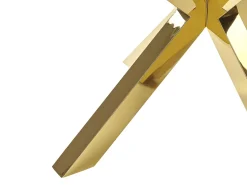 Couchtisch Glas Gold Quadratisch 70 X 70 Cm Starlight