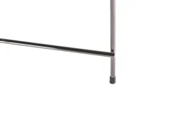 Couchtisch Glas Schwarz / Silber 63 Cm Lucea