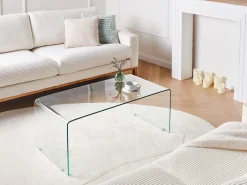 Couchtisch Glas Transparent 100 X 50 X 40 Cm Kendall