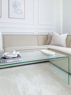 Couchtisch Glas Transparent 100 X 50 X 40 Cm Kendall