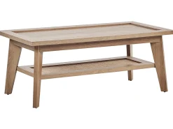 Couchtisch Heller Holzfarbton 100 X 50 Cm Simla