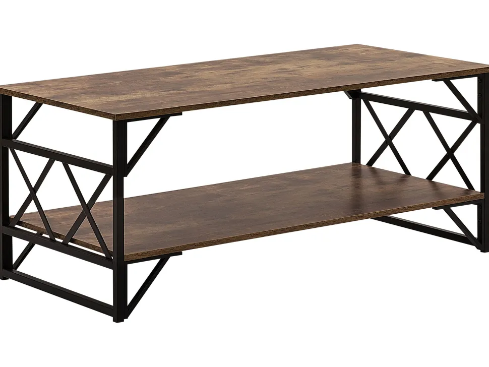 Couchtisch Holzoptik Braun Rechteckig Bolton