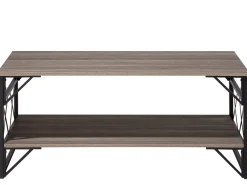 Couchtisch Holzoptik Taupe Rechteckig Bolton