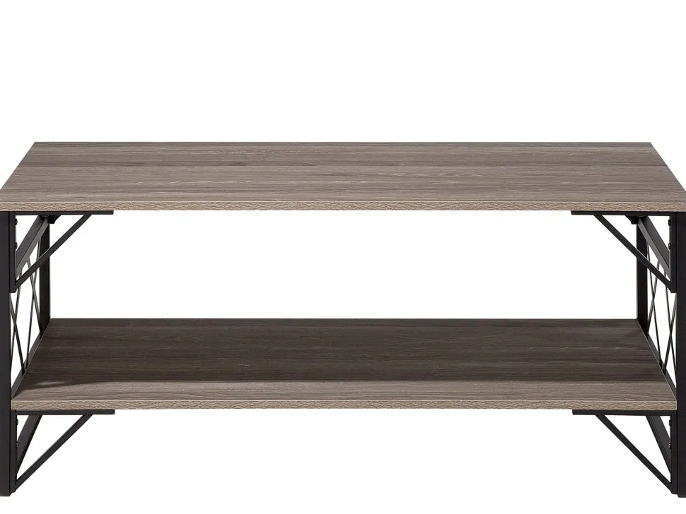 Couchtisch Holzoptik Taupe Rechteckig Bolton