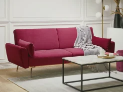 Couchtisch Marmor Optik Beige / Schwarz Rechteckig 60 X 100 Cm Delano