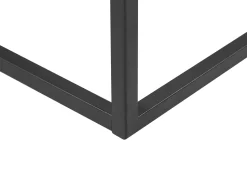 Couchtisch Marmor Optik Beige / Schwarz Rechteckig 60 X 100 Cm Delano