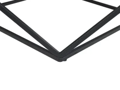 Couchtisch Marmor Optik Schwarz Quadratisch 80 X 80 Cm Malibu