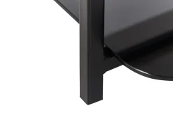 Couchtisch Marmor Optik Weis / Schwarz Rechteckig Gloster