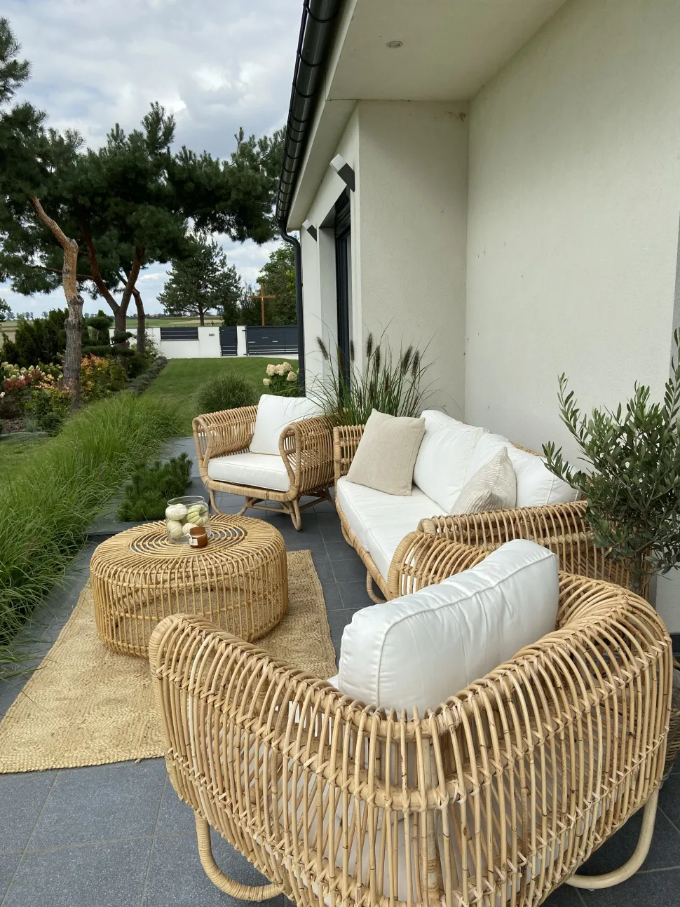 Couchtisch Rattan Naturlich 84 Cm Limni