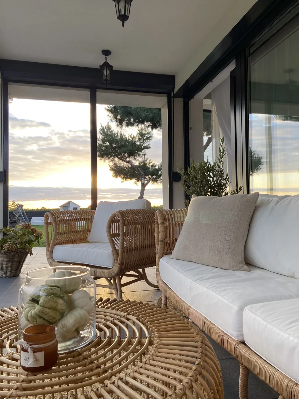 Couchtisch Rattan Naturlich 84 Cm Limni