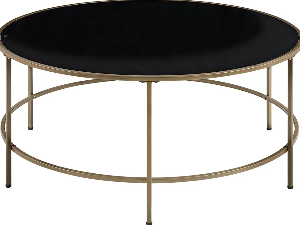 Couchtisch Schwarz / Gold 88 Cm Florence
