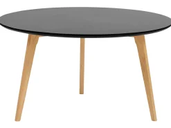 Couchtisch Schwarz / Hellbraun 80 Cm Tennessee