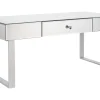 Couchtisch Silber Mit Schublade Verspiegelt Nesle