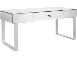 Couchtisch Silber Mit Schublade Verspiegelt Nesle