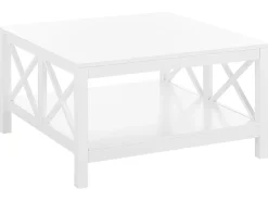 Couchtisch Weis Quadratisch 80 X 80 Cm Lotta