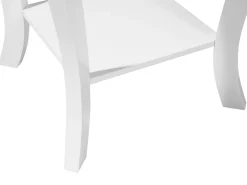 Couchtisch Weis Quadratisch 38 X 38 Cm Avon