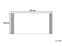 Decke Baumwolle Dunkelblau 130 X 150 Cm Nemli
