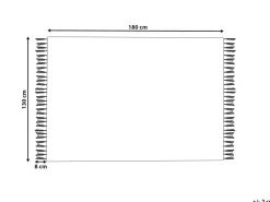 Decke Baumwolle Mehrfarbig Abstraktes Motiv 130 X 180 Cm Morena
